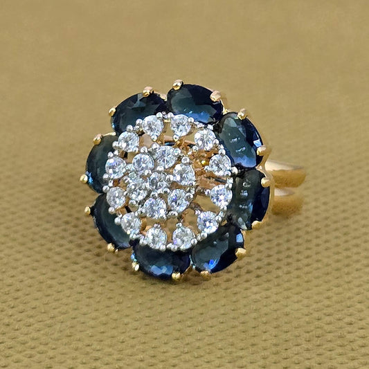 Gold plated American Diamond rings