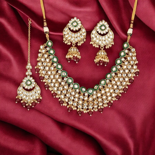 Indo western necklace set