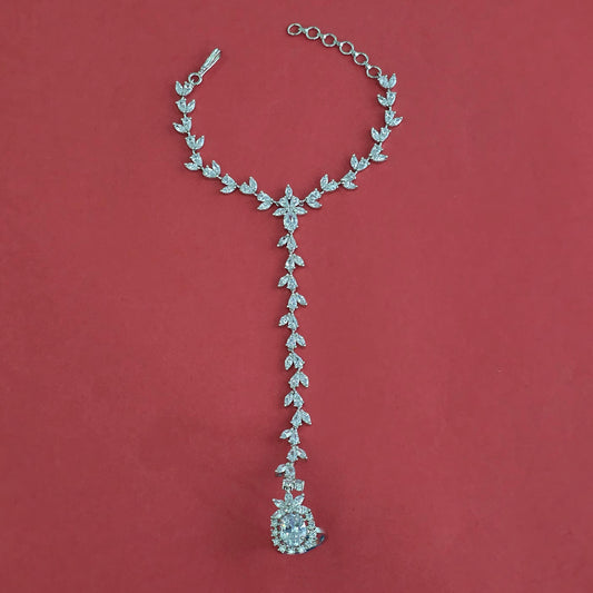 Silver American Diamond hath pan