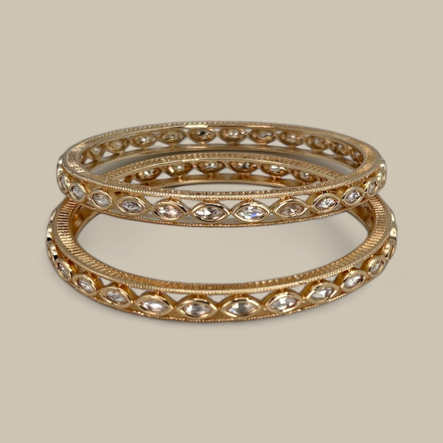 Kundan classic bangles