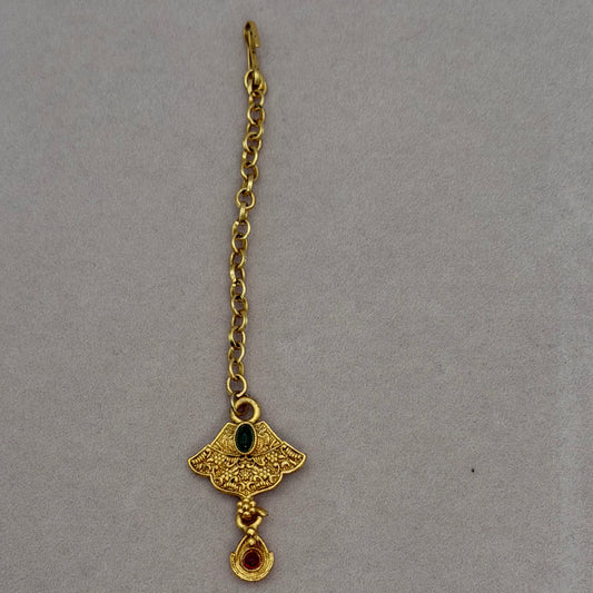 Gold plated matha tikka