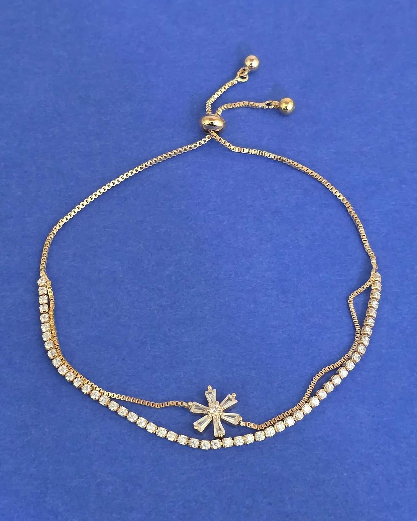 American Diamond adjustable bracelet