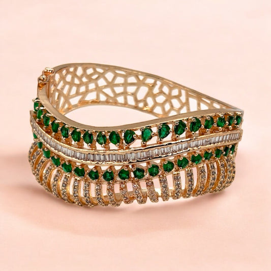 Rose gold plated American Diamond bracelet