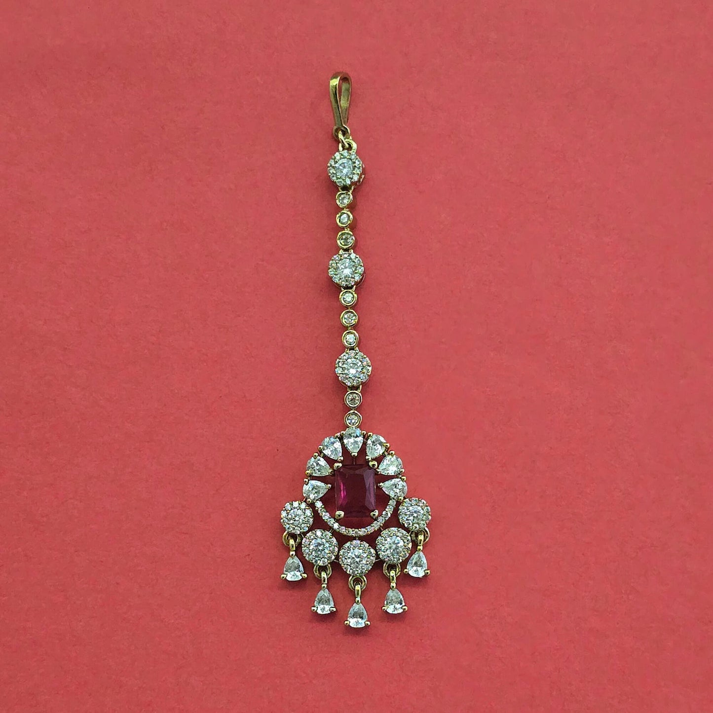 Mehndi plated matha tikka
