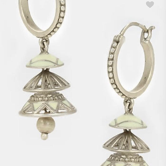 German silver earrings.