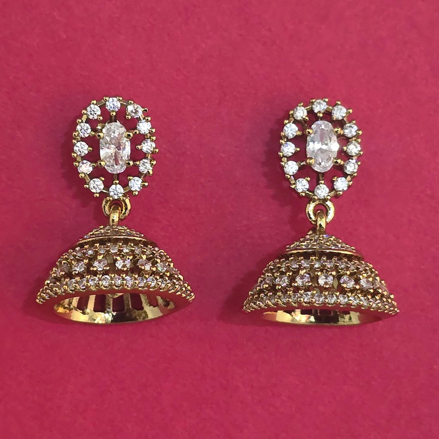 American Diamond small jhumki