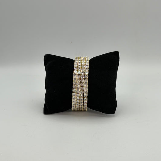 Gold plated American Diamond bangles