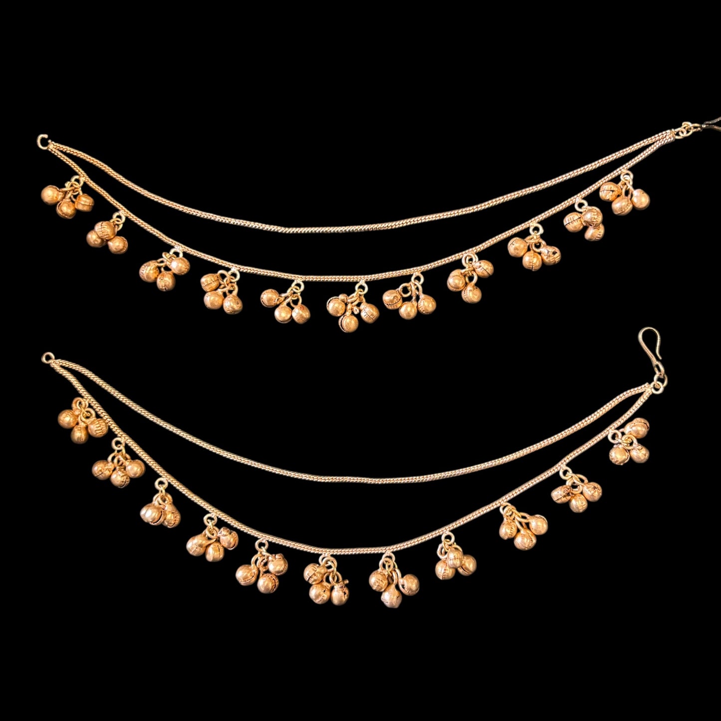 Gold plated ear chain