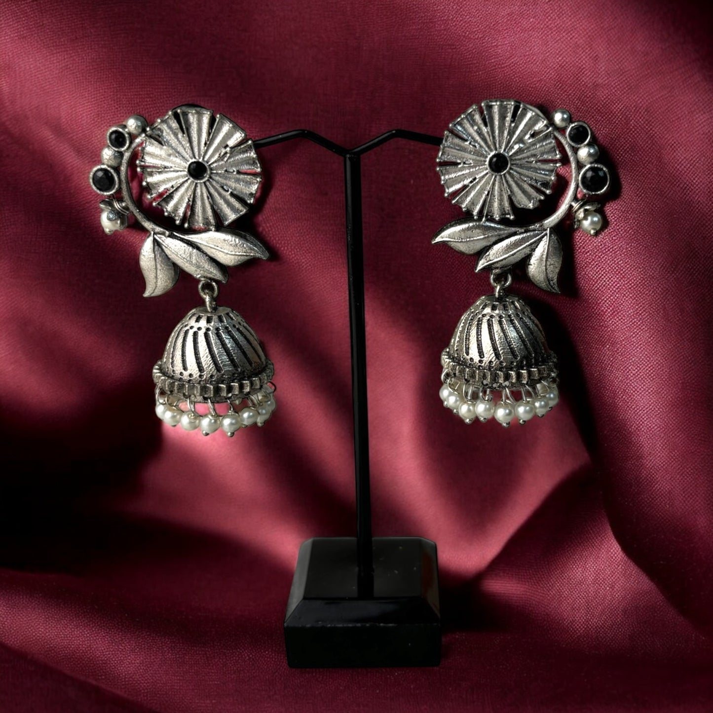 German silver jhumki