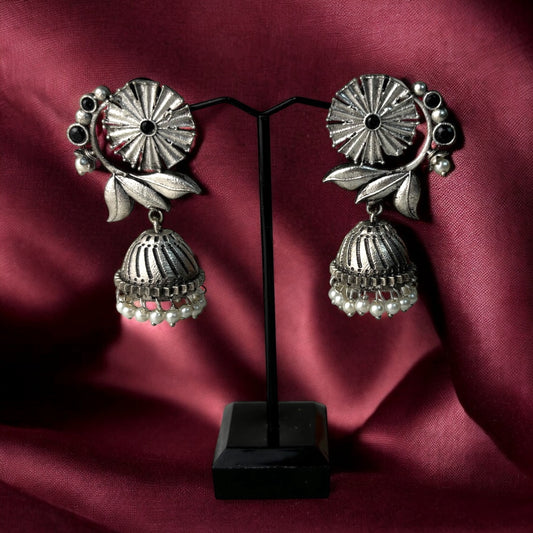 German silver jhumki