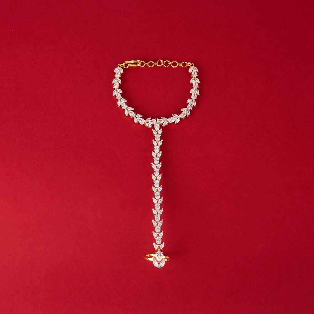 2tone American Diamond hath pan/hath ful