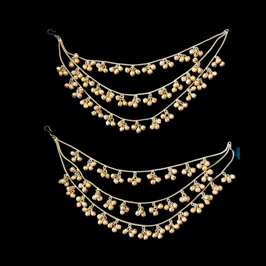 Gold plated ear chain