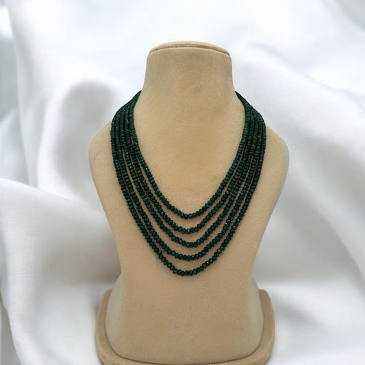 Emerald green mala