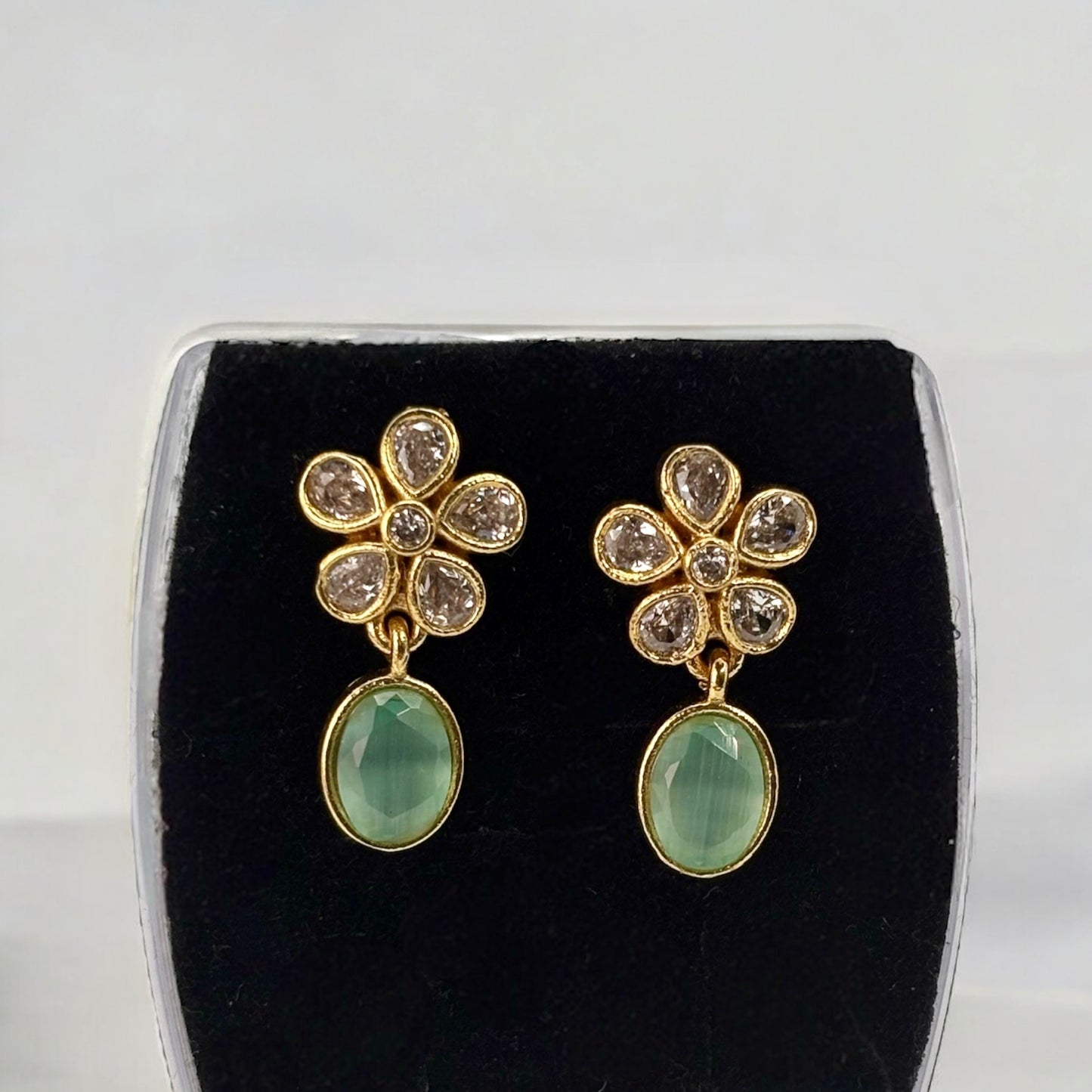 Gold plated earrings