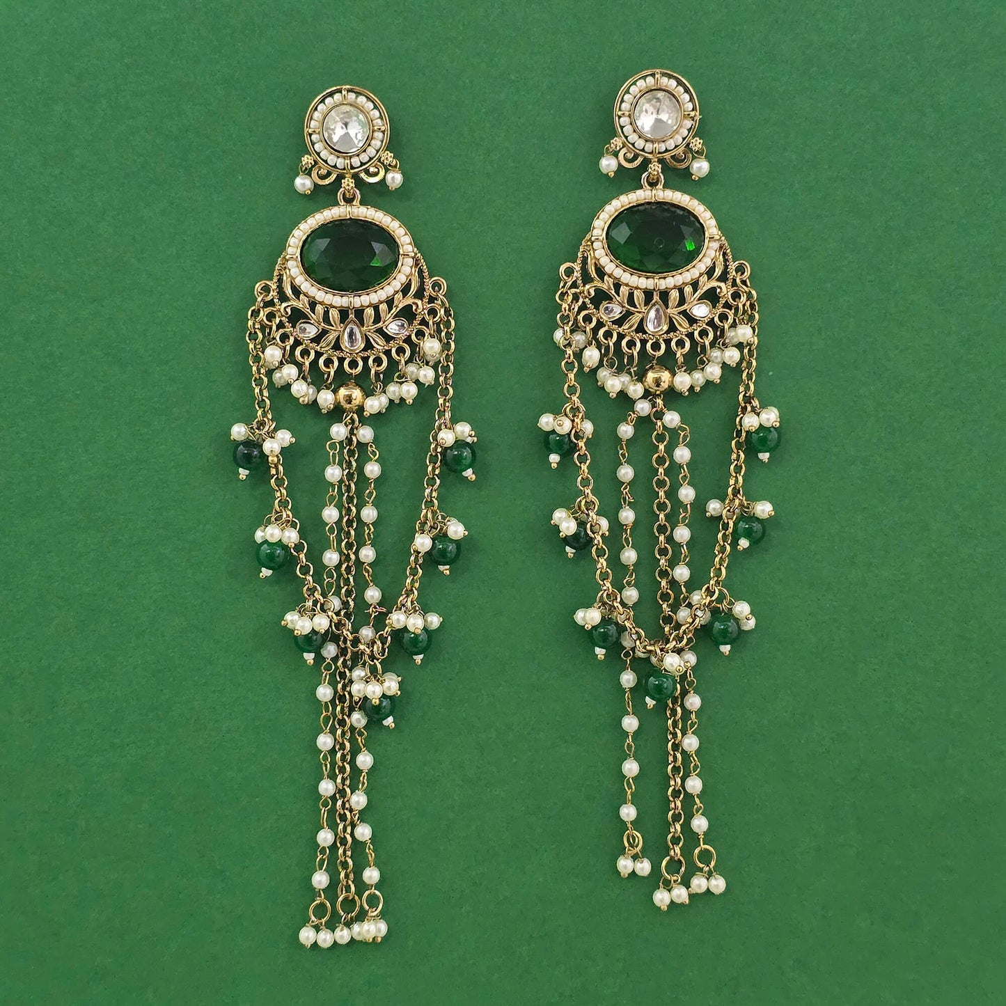 Long Kashmiri earrings