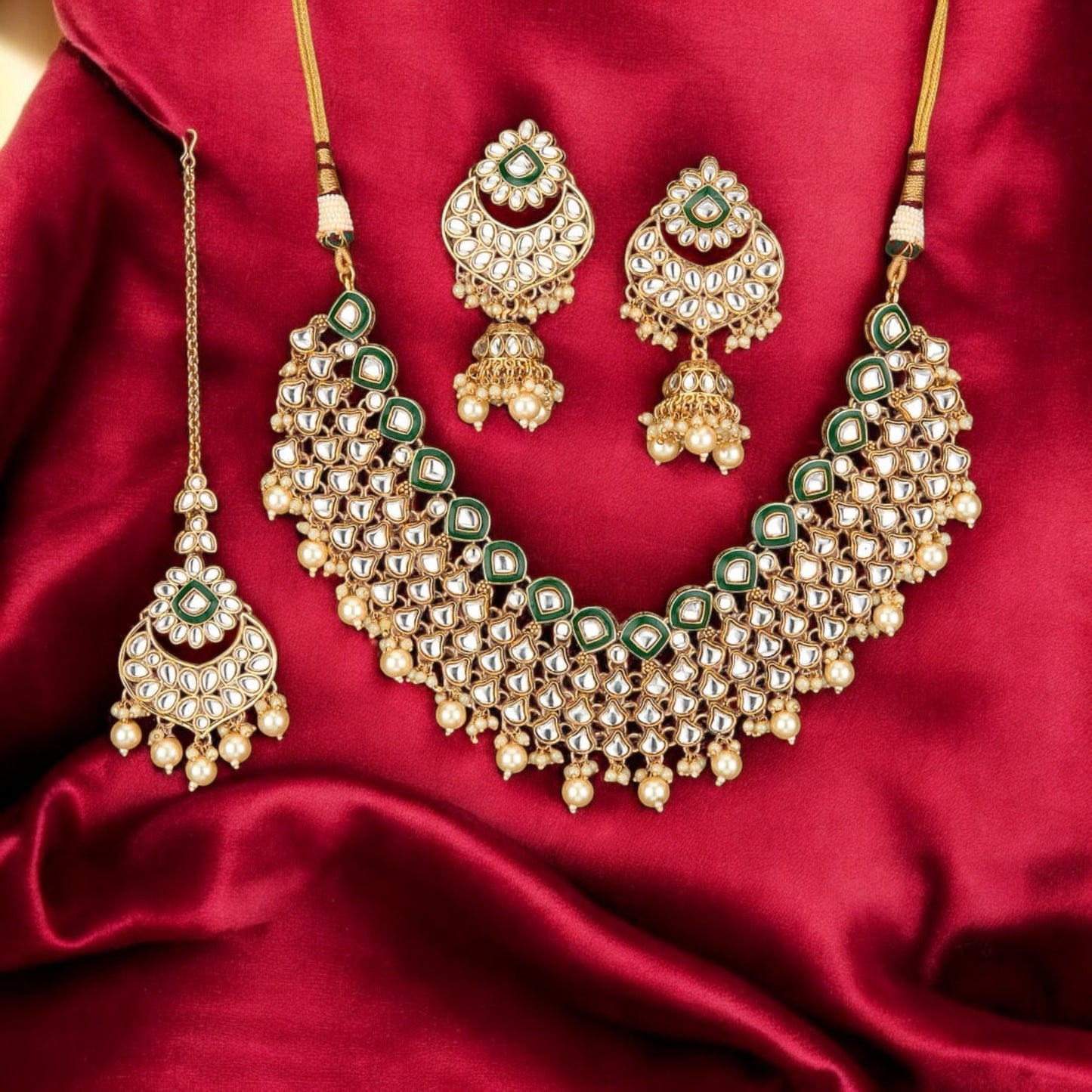 Indo western necklace set