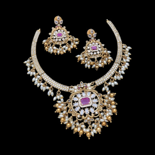 Hasli style necklace set
