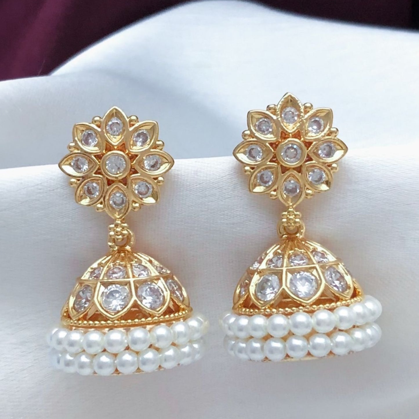 Traditional small jhumki