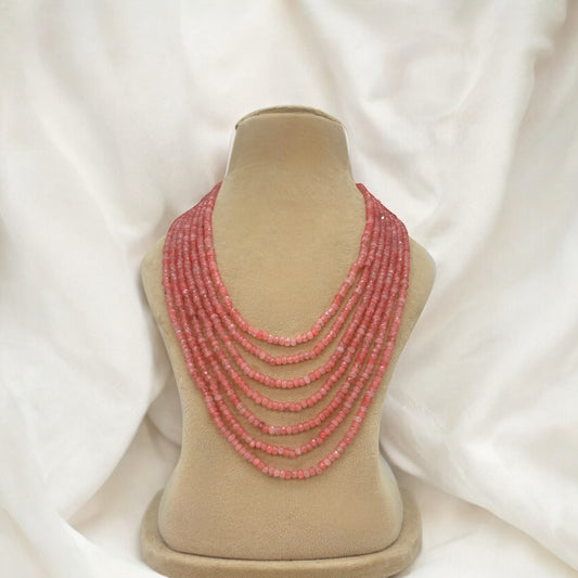 Seven layer pink mala