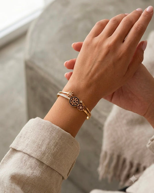 Anti tarnish western bracelet