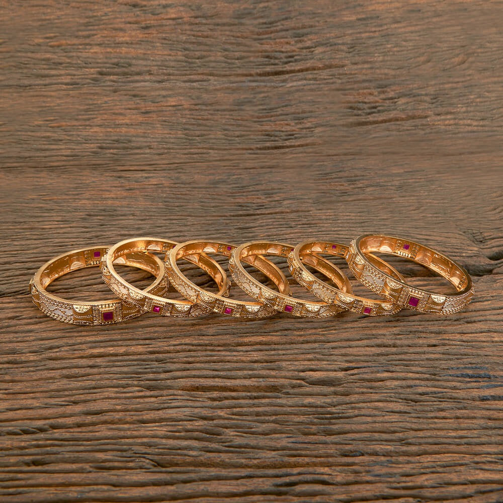 Gold plated bangles
