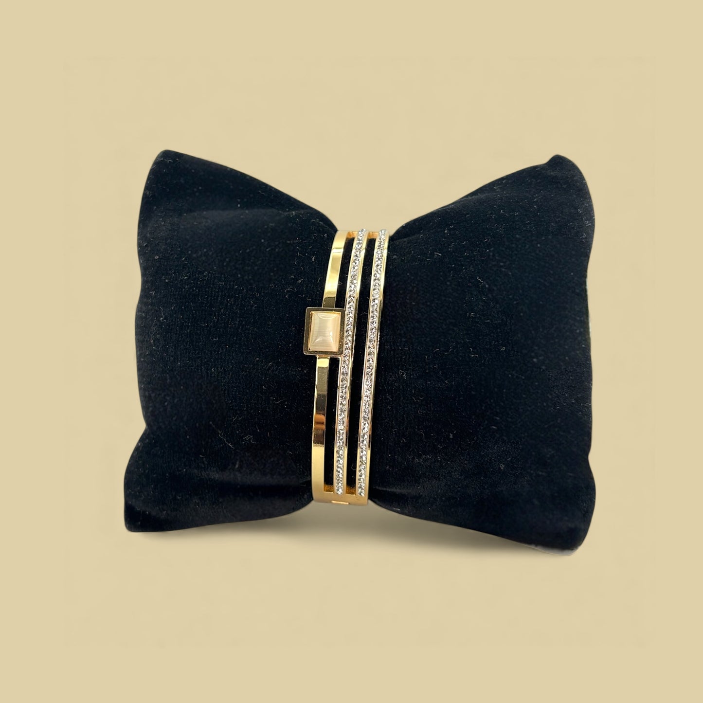 Gold plated Cz bracelet