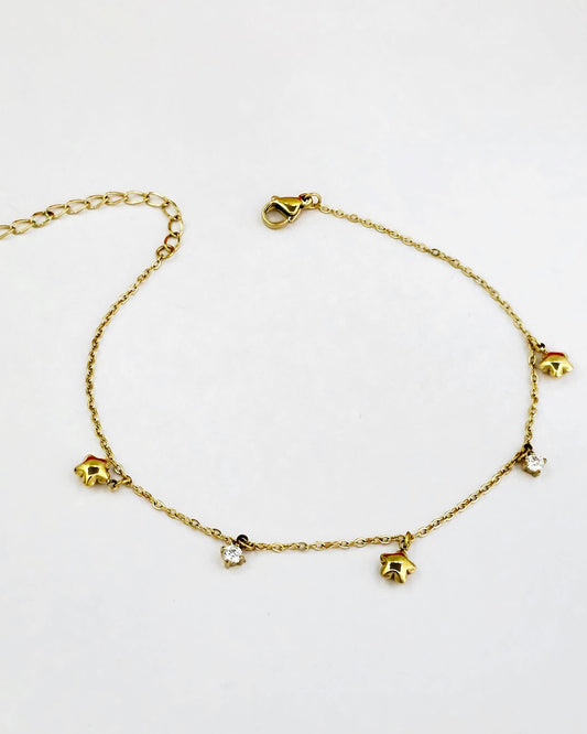 Anti tarnish western anklet