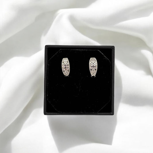 Small silver hoops