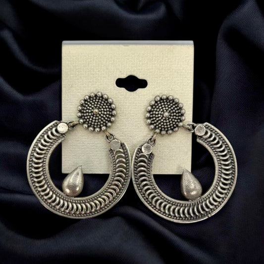 German silver chandbali