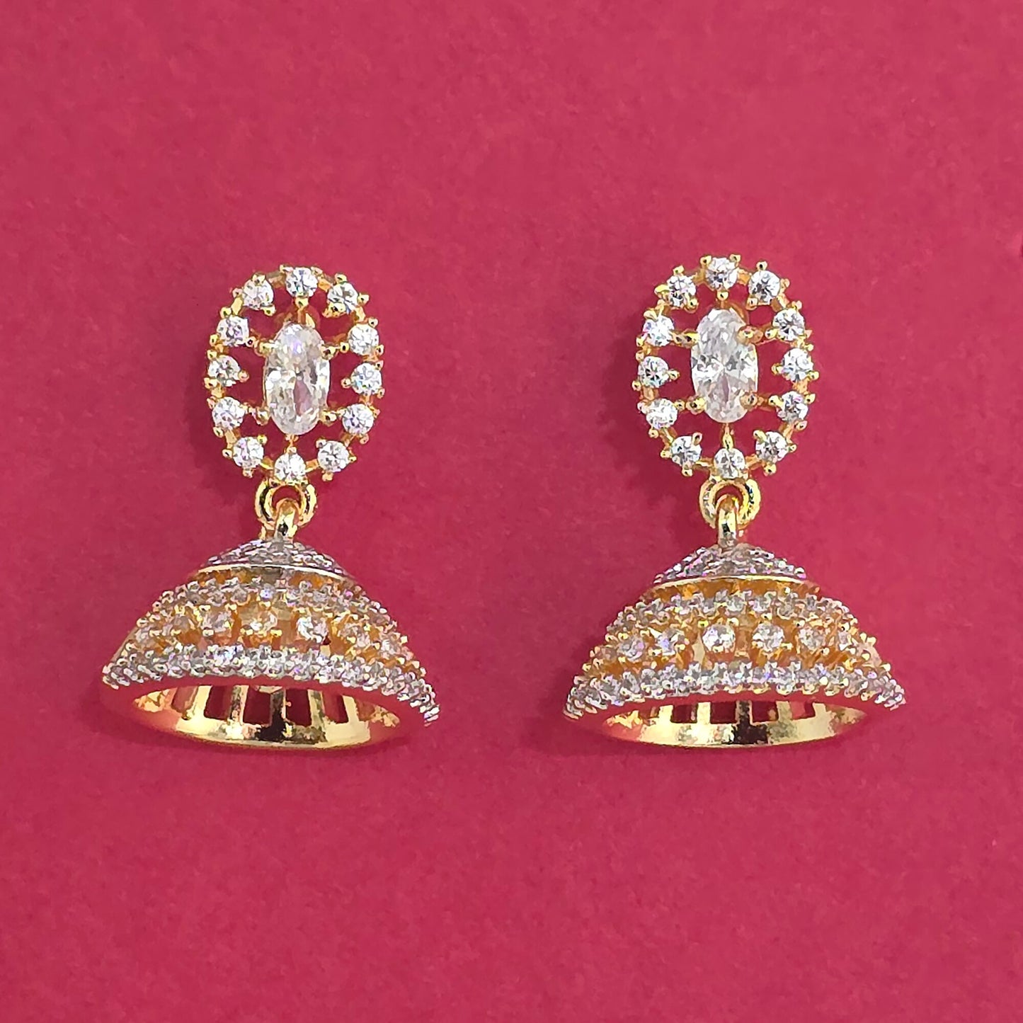 American Diamond small jhumki