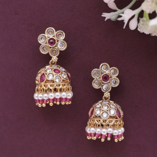 Gold plated jhumki