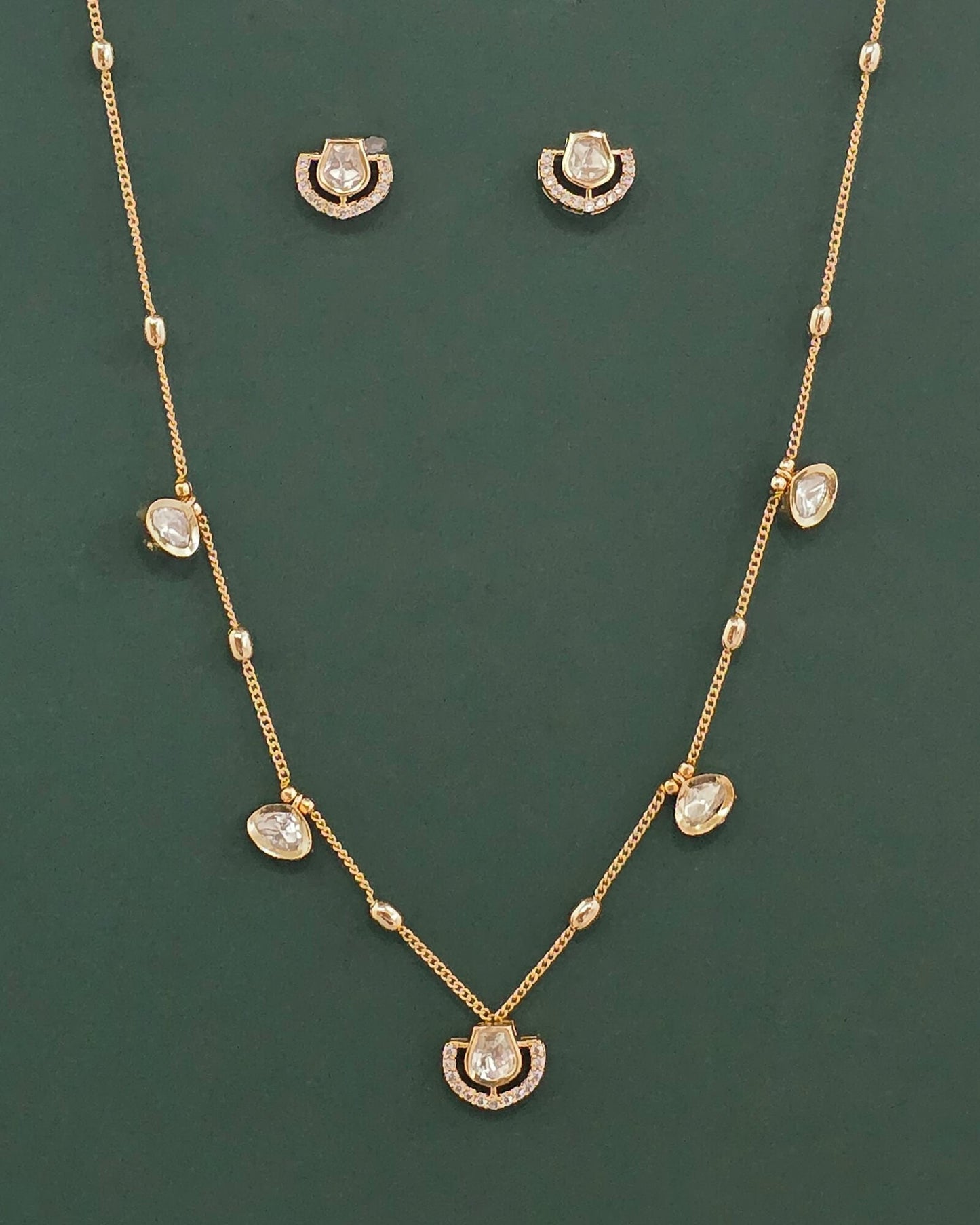 Kundan necklace set