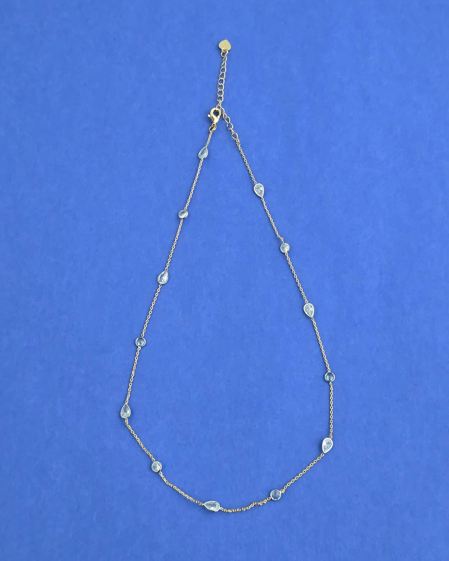 Cz chain with 2tone plating