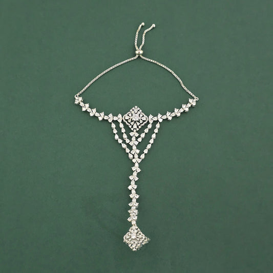 Silver American Diamond hath pan