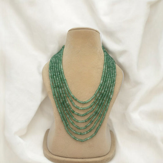 Seven layers light green mala