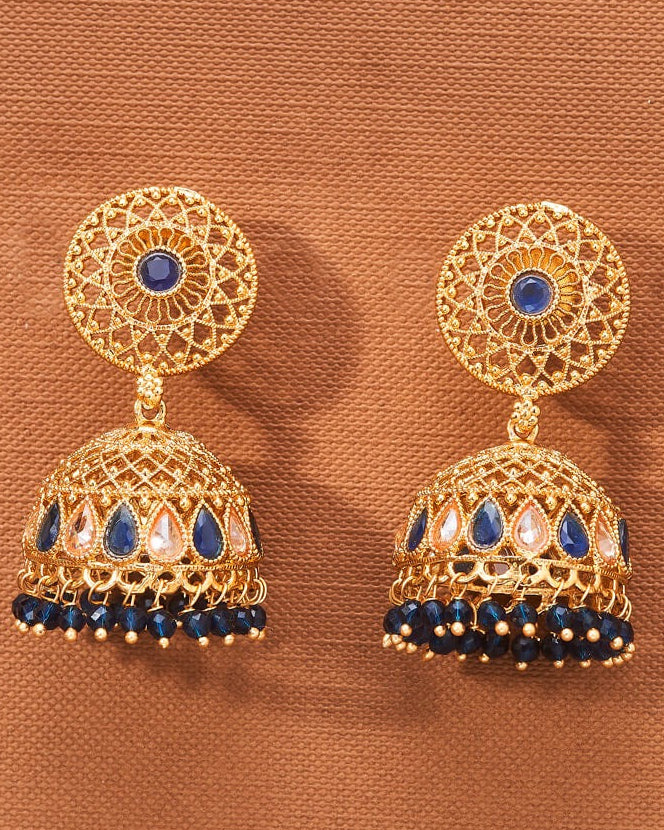 Gold plated jhumki