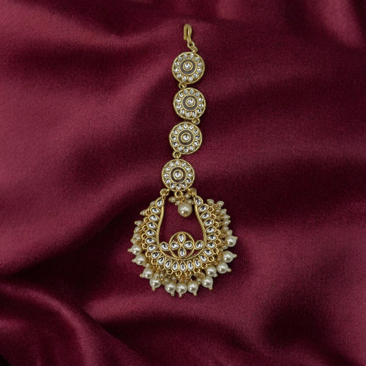 Gold plated matha tikka
