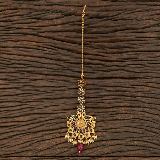 Gold plated temple tikka