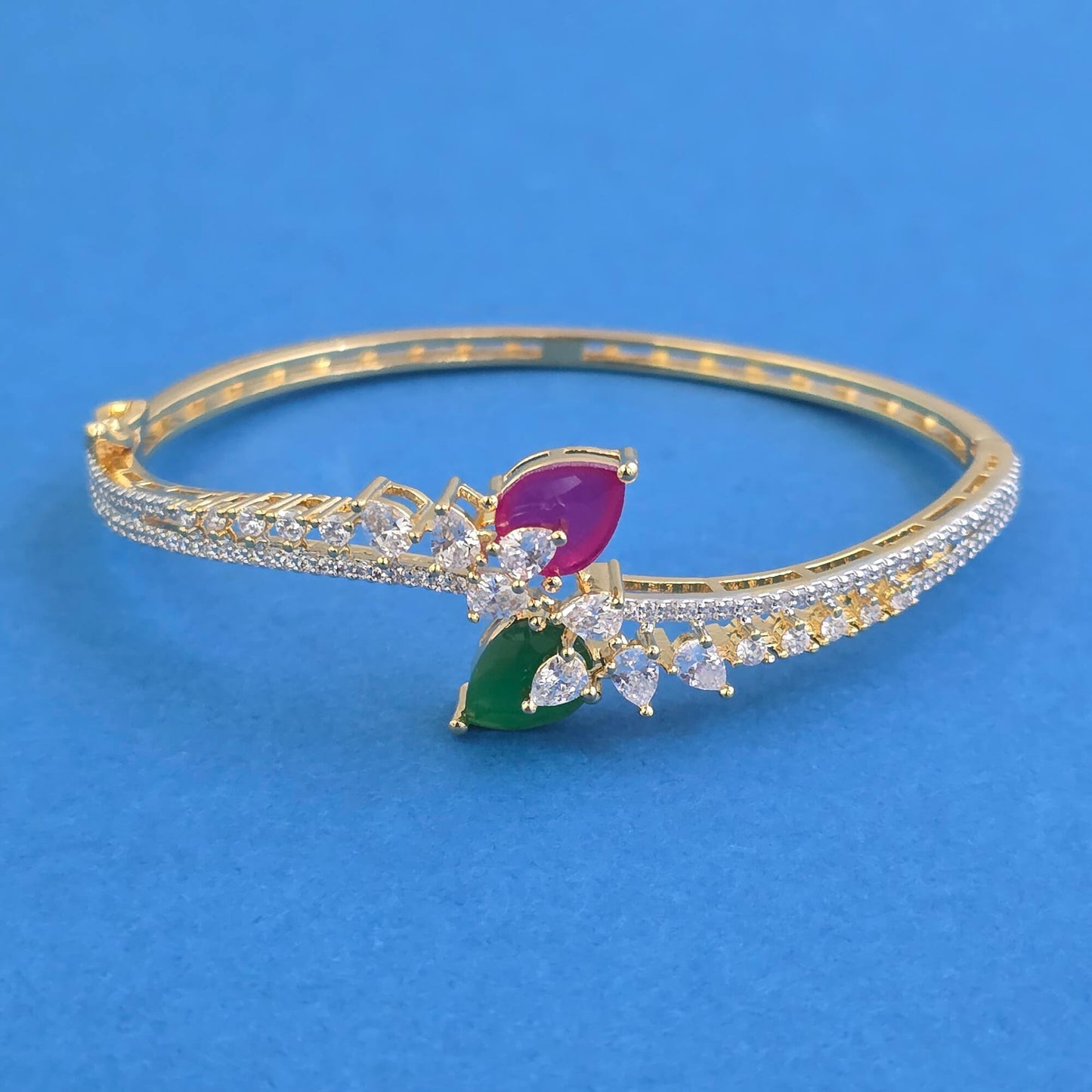 Gold plated American Diamond bracelet