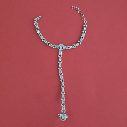 Silver American Diamond hath pan