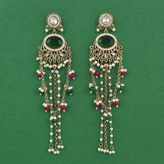 Long Kashmiri earrings