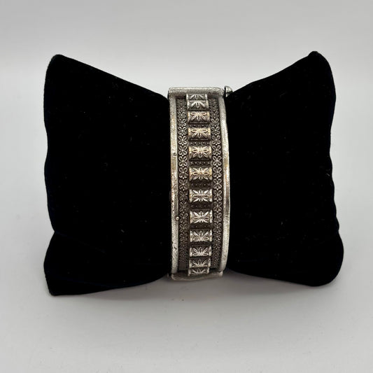 German silver oxidized openable kada