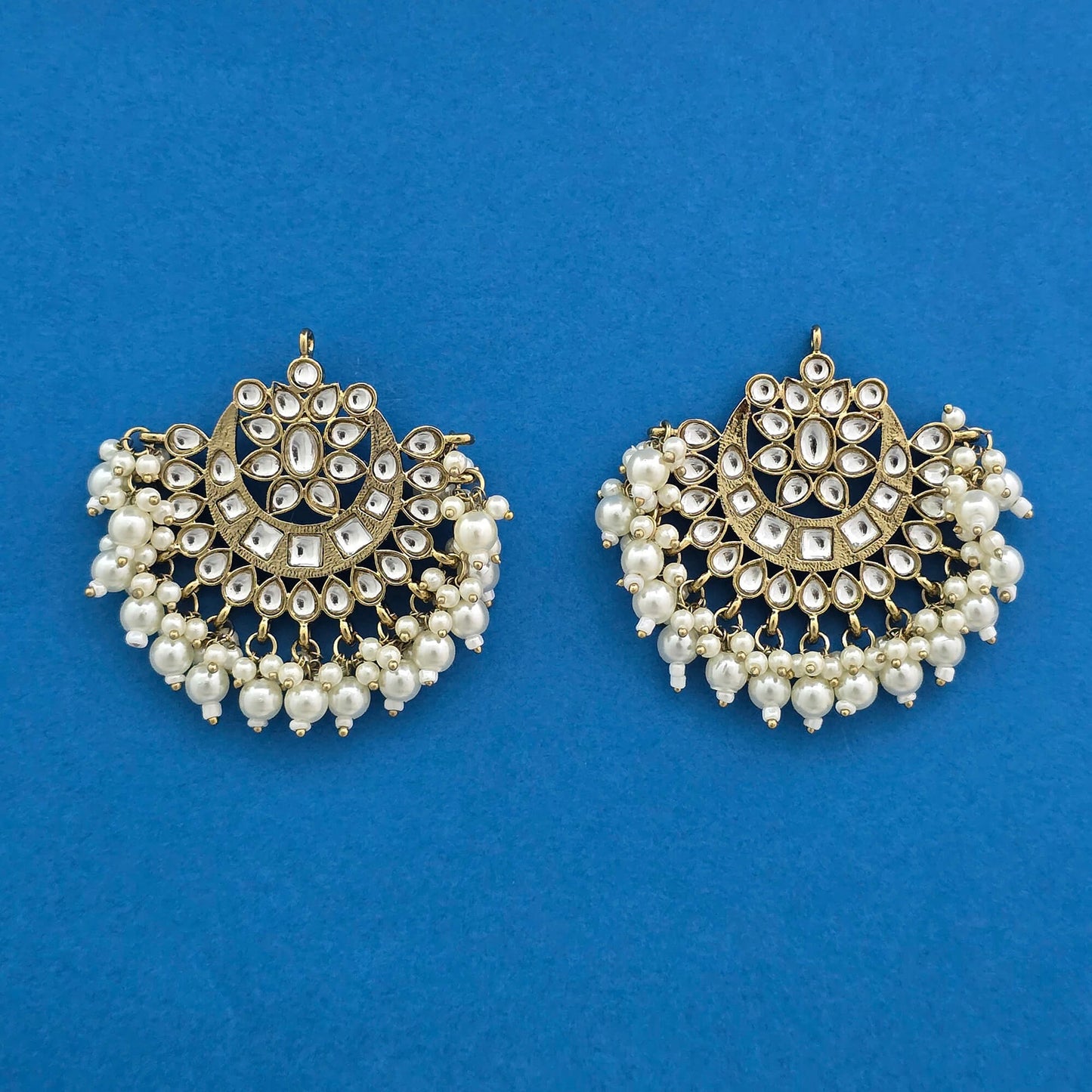 Big kundan studs