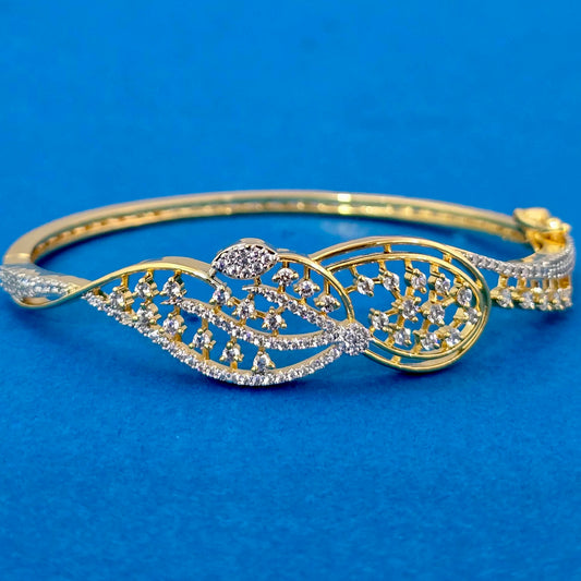 2tone Cz bracelet