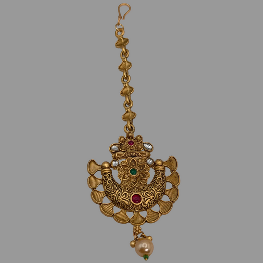 Gold plated matha tikka