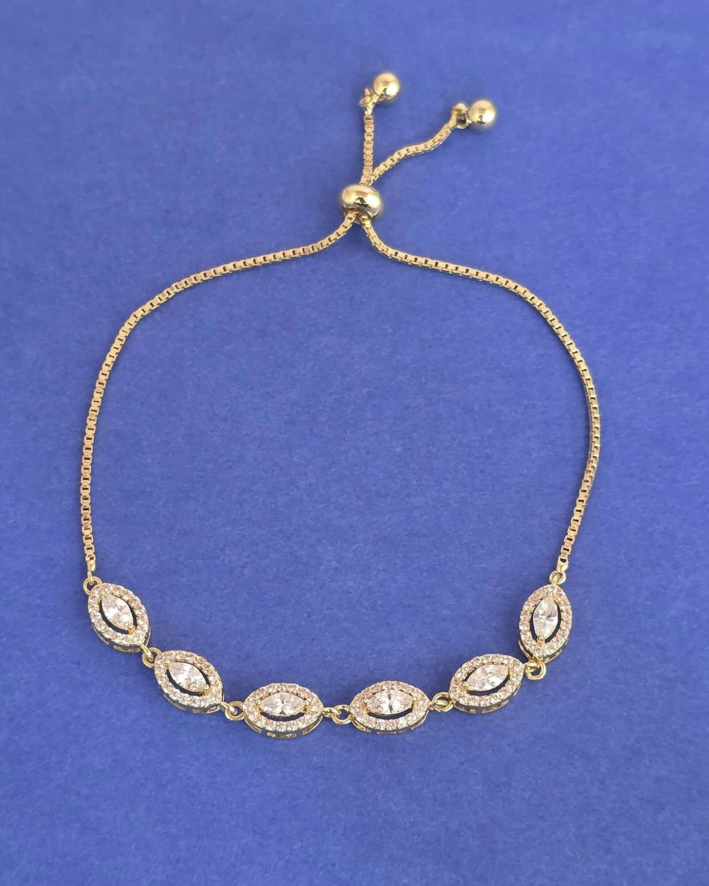 American Diamond adjustable bracelet