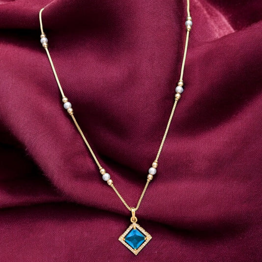 Gold plated chain pendant