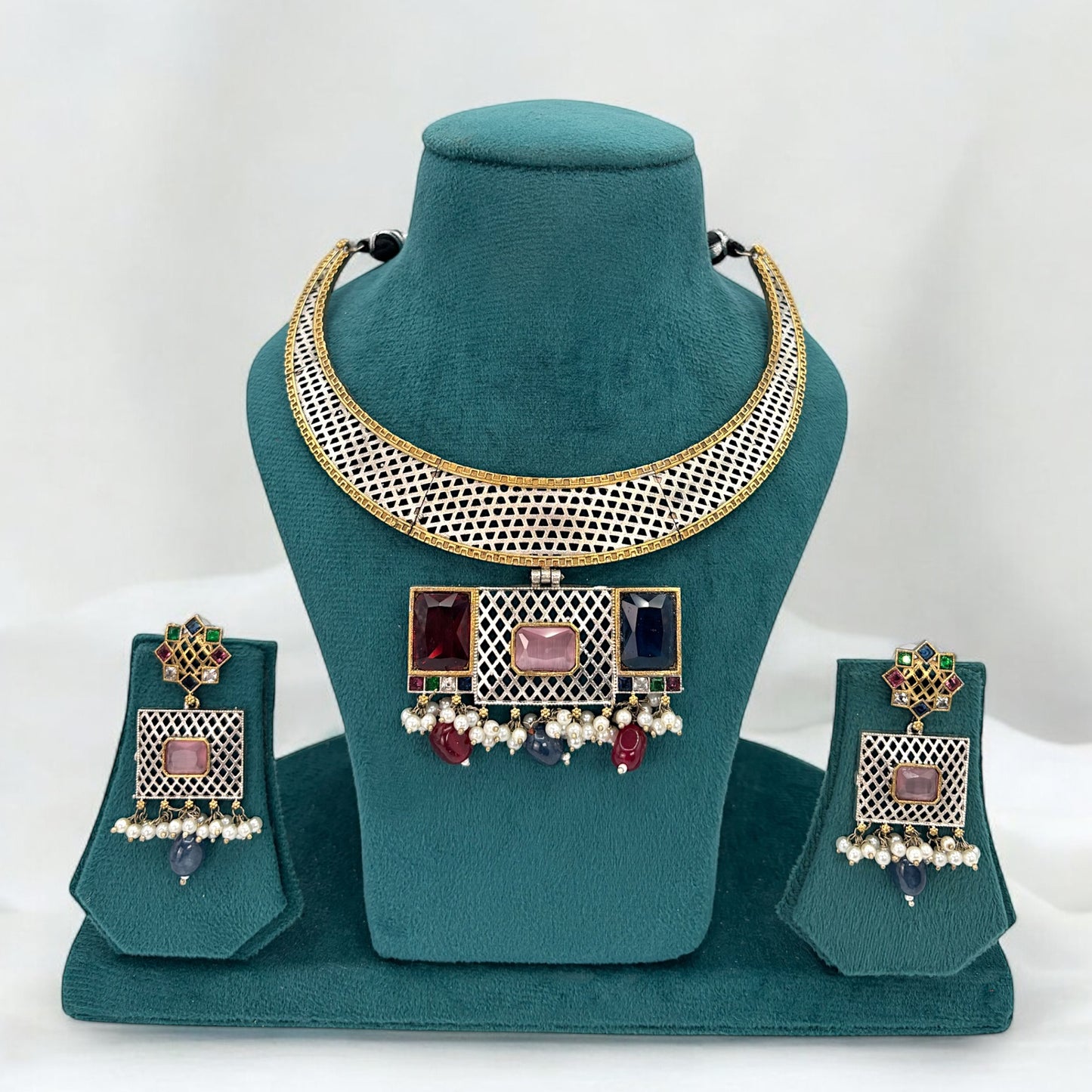 2tone oxidized hasli set