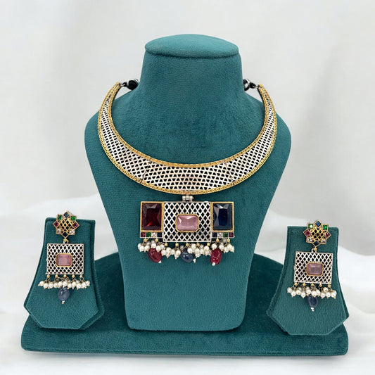 2tone oxidized hasli set