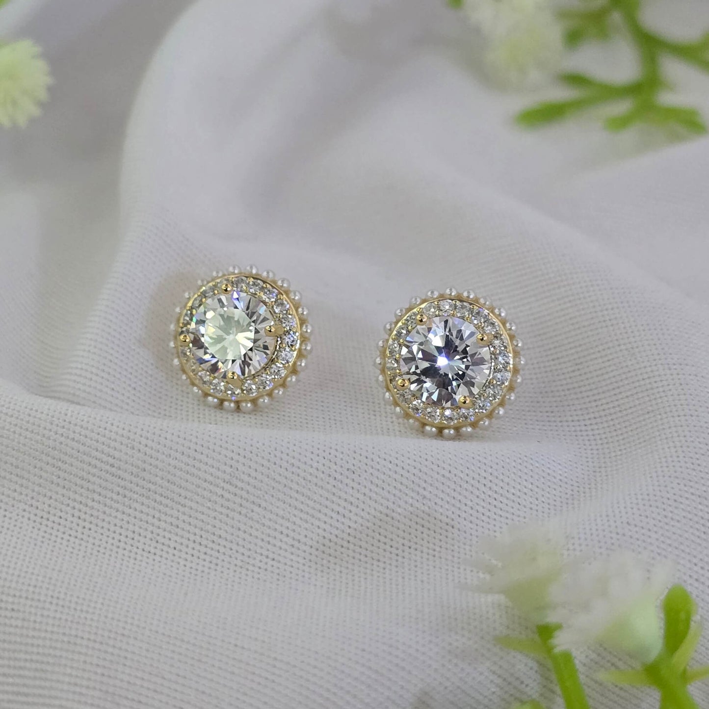 American Diamond studs
